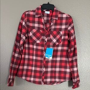 Columbia Plaid Flannel Shirt